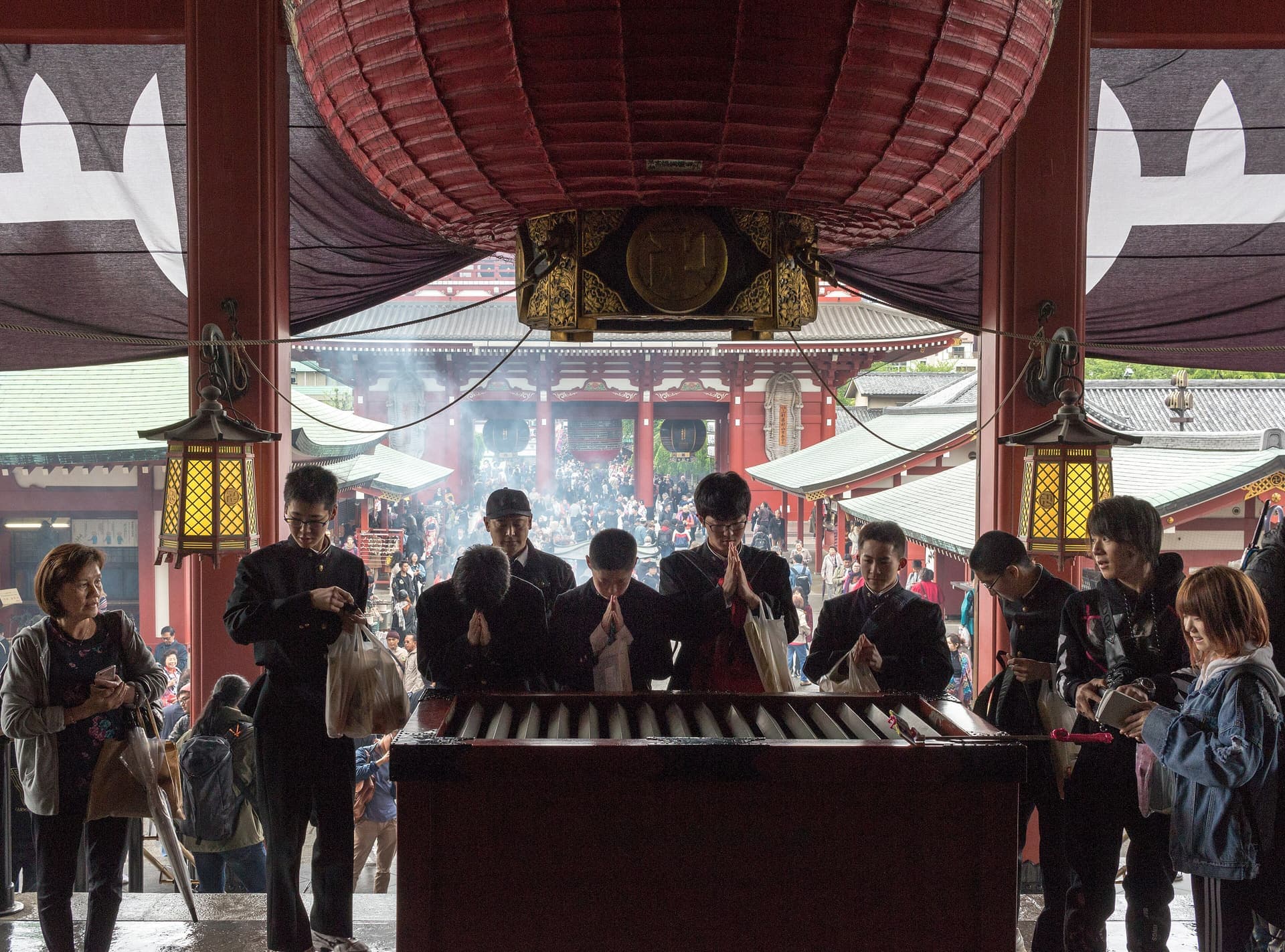The gate and pagoda of Senso-ji temple in Asakusa, Tokyo